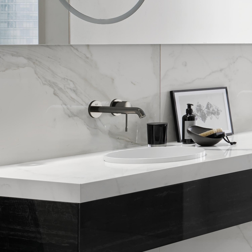 GROHE 19408AL1 - Mitigeur pour lavabo ESSENCE, bec 183 mm, finition graphite