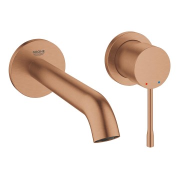 GROHE 19408DL1 - Mitigeur pour lavabo à deux trous ESSENCE 183 mm, bronze