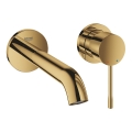 GROHE 19408GL1 - Mitigeur de lavabo à deux trous ESSENCE 183 mm doré