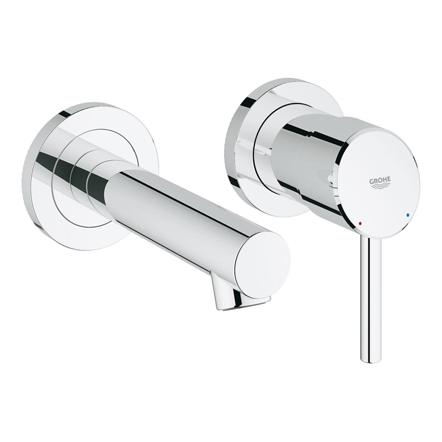GROHE 19575001 - Mitigeur pour lavabo 2 trous CONCETTO 147 mm, chrome brillant