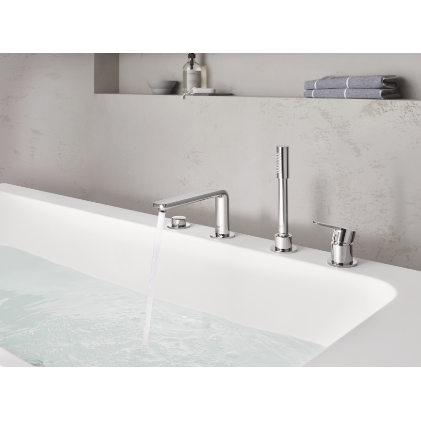 GROHE 19577001 - Mitigeur de baignoire 4 trous LINEARE, chrome brillant