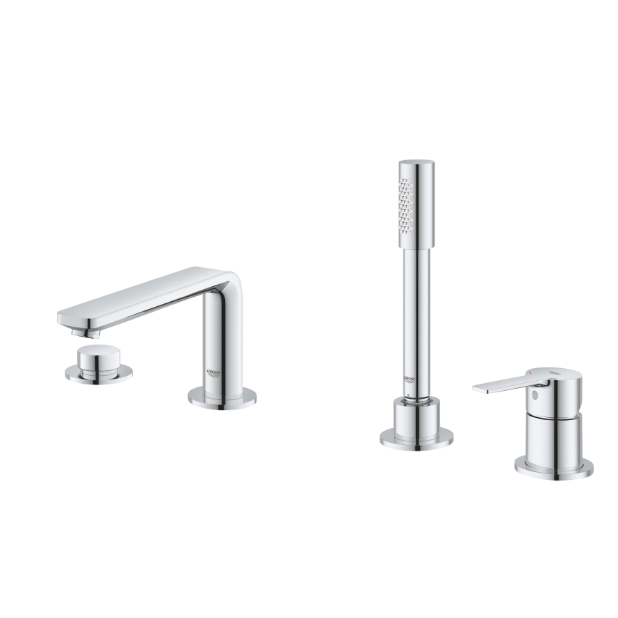 GROHE 19577001 - Mitigeur de baignoire 4 trous LINEARE, chrome brillant