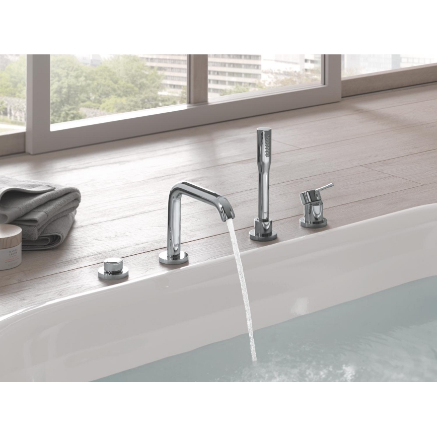 GROHE 19578001 - Ensemble bain 4 trous ESSENCE 197 mm, chrome brillant