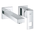 GROHE 19895000 - Mitigeur pour lavabo 2 trous EUROCUBE 171 mm, chrome brillant