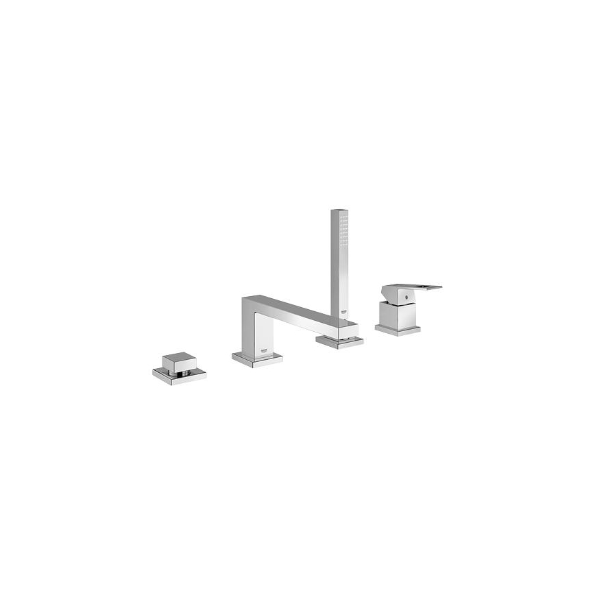 GROHE 19897001 - Mitigeur de baignoire quatre trous EUROCUBE chrome brillant
