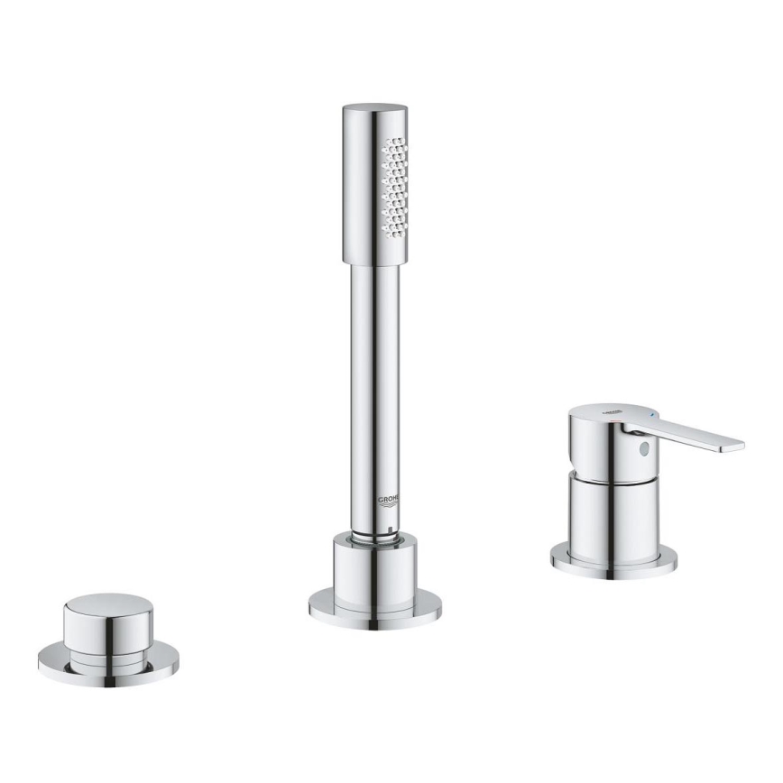 GROHE 19965001 - Mitigeur de baignoire 3 trous LINEARE, chrome brillant