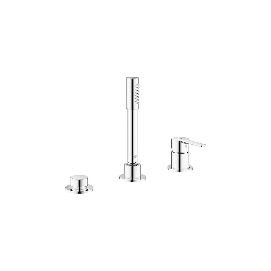 GROHE 19965001 - Mitigeur de baignoire 3 trous LINEARE, chrome brillant