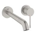 GROHE 19967DC1 - Mitigeur pour lavabo à deux trous ESSENCE 230 mm en acier inoxydable