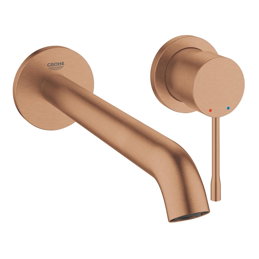 GROHE 19967DL1 - Mitigeur pour lavabo à deux trous ESSENCE 230 mm finition cuivre