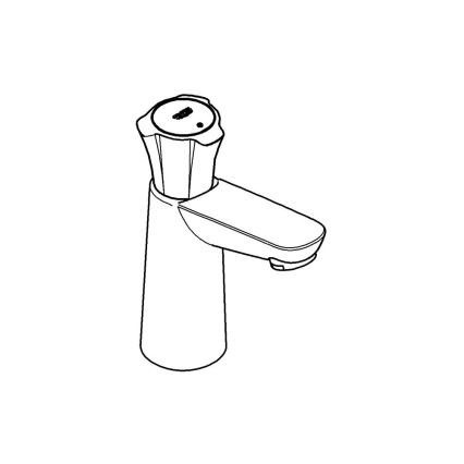 GROHE 20186001 - Mitigeur monobloc COSTA L DN 15, chrome brillant