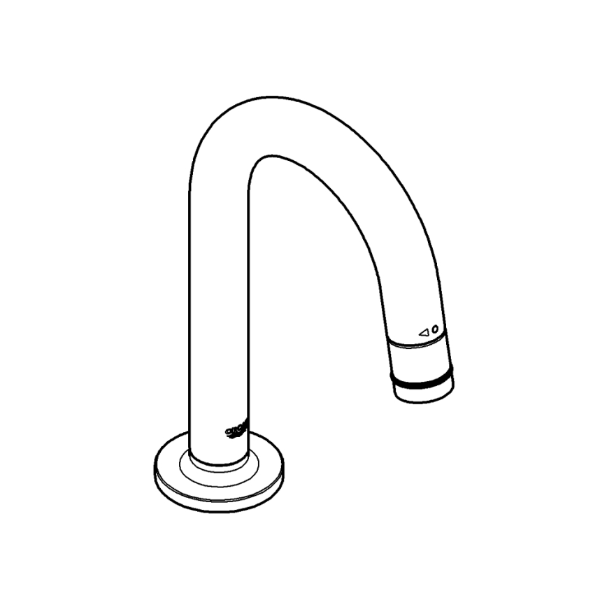 GROHE 20201000 - Robinet sur pied UNIVERSAL 113 mm, chromé brillant