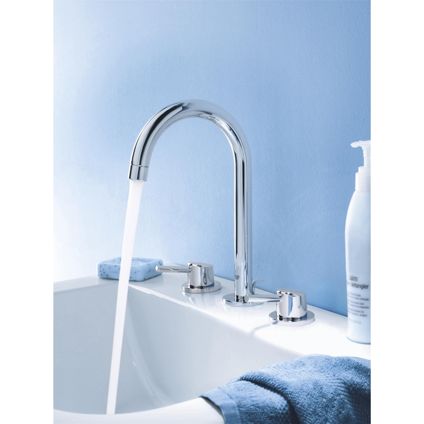 GROHE 20216001 - Mitigeur lavabo 3 trous CONCETTO DN 15 taille L chromé
