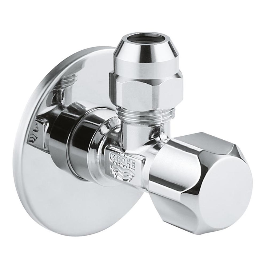 GROHE 22023000 - Vanne d'arrêt d'angle DN 15, finition chrome brillant