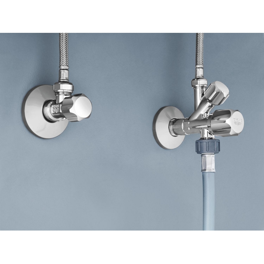 GROHE 22035000 - Robinet d'angle combiné UNIVERSAL DN 15 chromé brillant