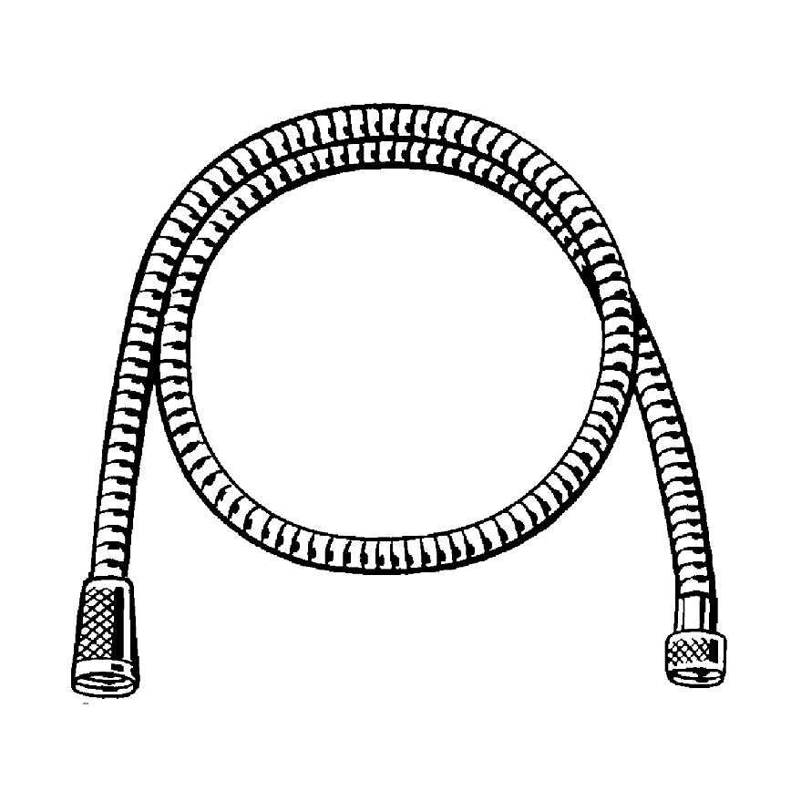 GROHE 22108000 - Flexible de douche VITALIOFLEX METAL LONG-LIFE 1500 mm chromé