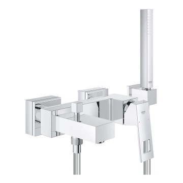 GROHE 23141000 - Ensemble pour baignoire avec mitigeur EUROCUBE DN 15, chrome brillant