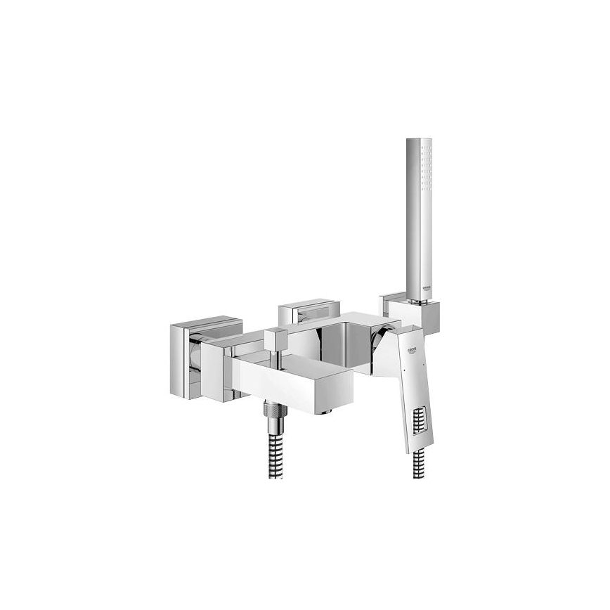 GROHE 23141000 - Ensemble pour baignoire avec mitigeur EUROCUBE DN 15, chrome brillant