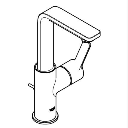 GROHE 23296001 - Mitigeur pour lavabo LINEARE taille L Chrome brillant