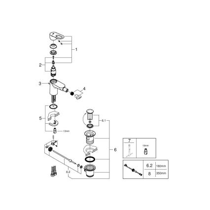 GROHE 23338000 - Mitigeur pour bidet BAULOOP chrome poli