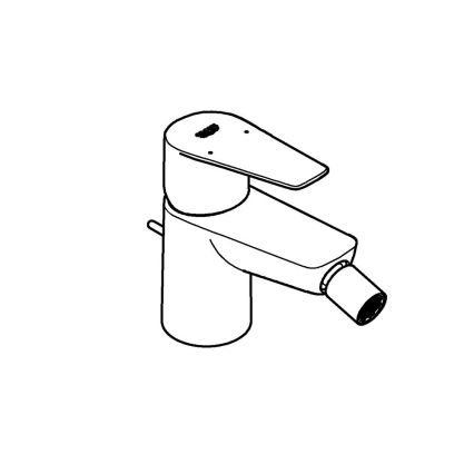 GROHE 23345001 - Mitigeur pour bidet START EDGE, chrome poli
