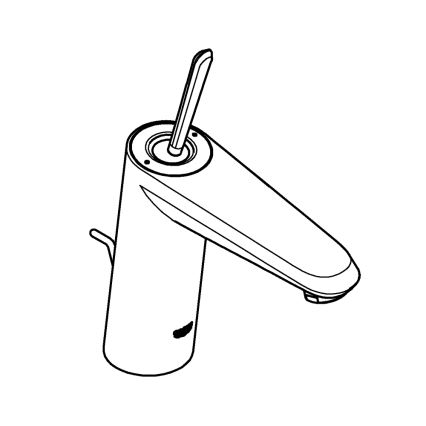 GROHE 23427000 - Mitigeur pour lavabo EURODISC JOY DN 15 Taille M Chrome brillant