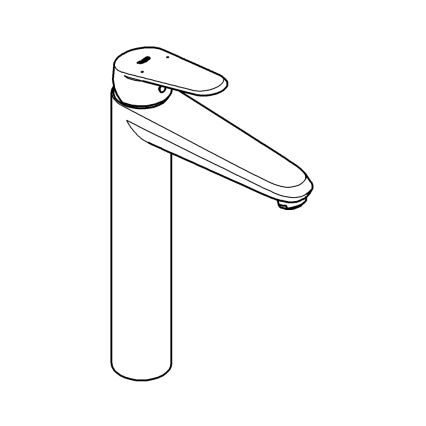 GROHE 23432000 - Mitigeur pour lavabo EURODISC COSMOPOLITAN, taille XL, finition chrome