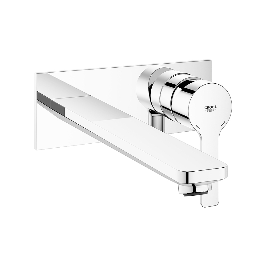 GROHE 23444001 - Mitigeur pour lavabo à 2 trous LINEARE 207 mm, chrome brillant