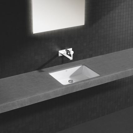 GROHE 23444001 - Mitigeur pour lavabo à 2 trous LINEARE 207 mm, chrome brillant