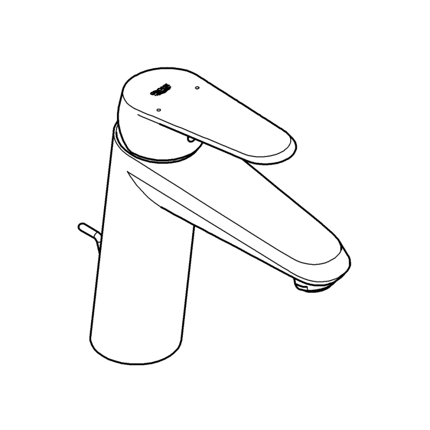 GROHE 23448002 - Mitigeur pour lavabo EURODISC COSMOPOLITAN, taille M, chrome