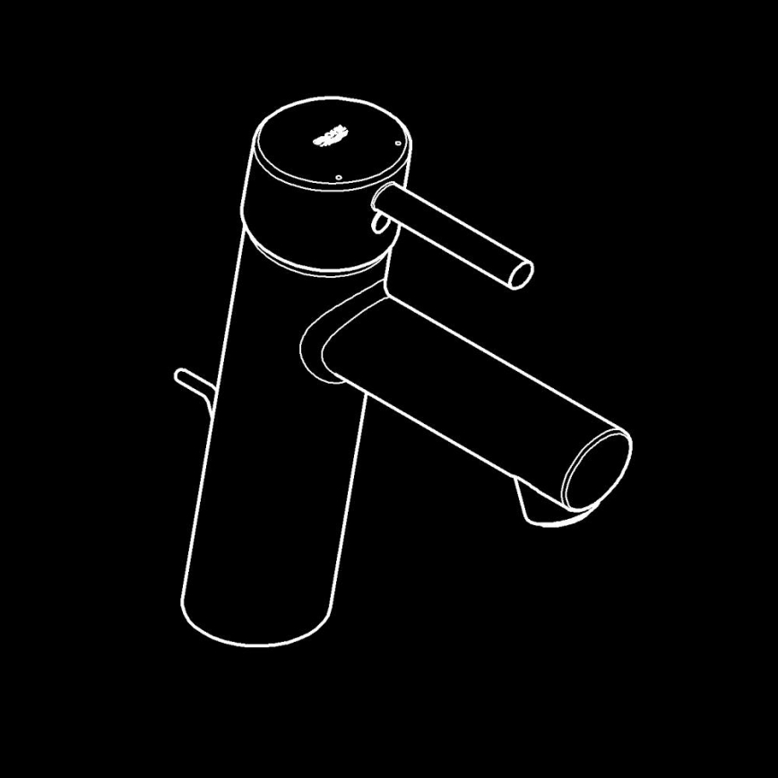 GROHE 23450001 - Mitigeur pour lavabo CONCETTO M chromé brillant