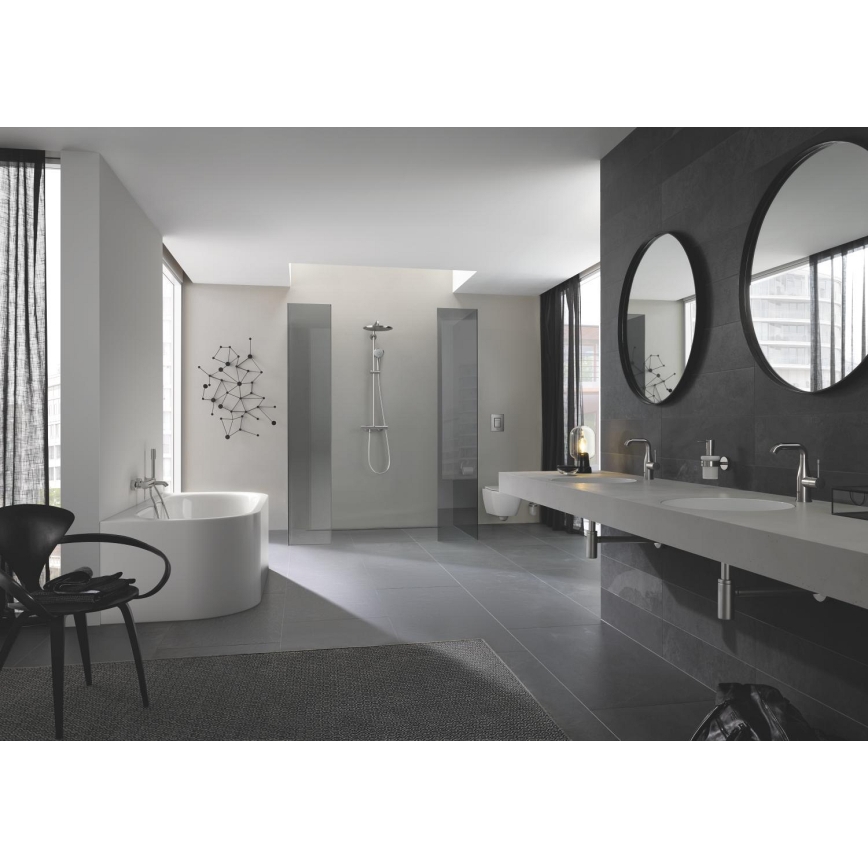 GROHE 23462DC1 - Mitigeur de lavabo ESSENCE, taille M, finition inox