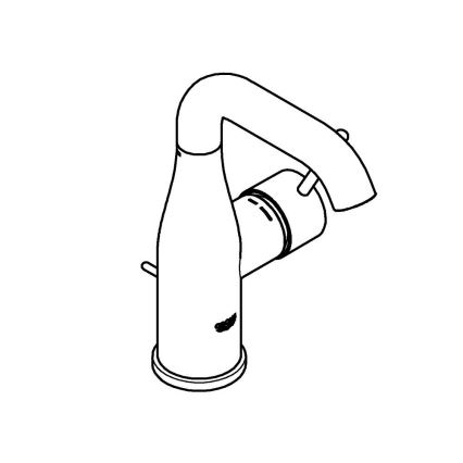 GROHE 23462DL1 - Mitigeur de lavabo ESSENCE, taille M, finition bronze