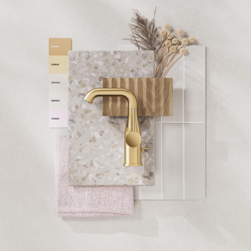 GROHE 23462GN1 - Mitigeur de lavabo ESSENCE DN 15, taille M, doré