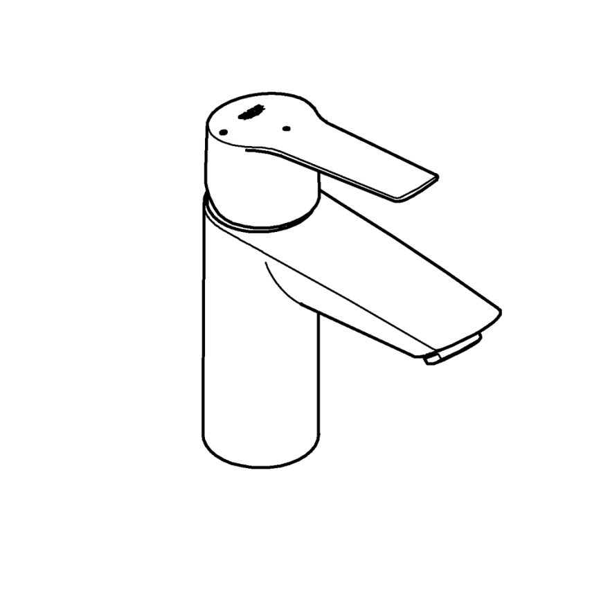 GROHE 235512432 - Mitigeur pour lavabo START taille S noir