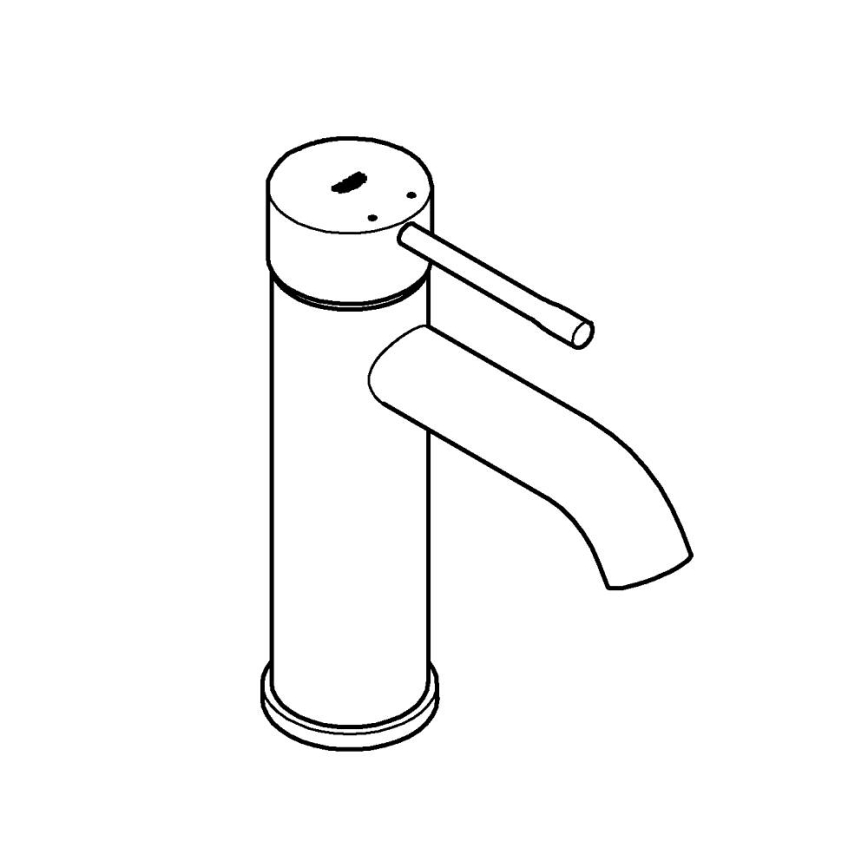 GROHE 23590AL1 - Mitigeur pour lavabo ESSENCE taille S, finition graphite