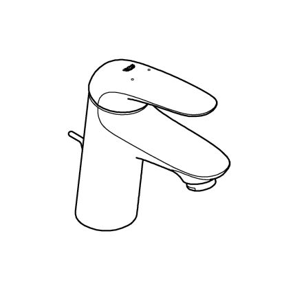 GROHE 23707003 - Mitigeur de lavabo EUROSTYLE 163 mm, chrome brillant