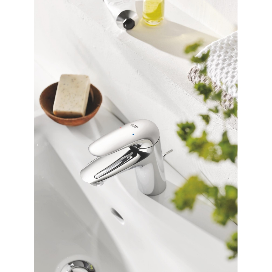 GROHE 23707003 - Mitigeur de lavabo EUROSTYLE 163 mm, chrome brillant