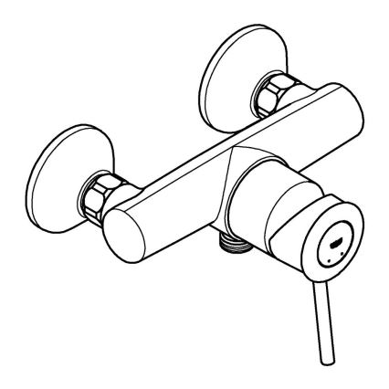 GROHE 23786000 - Mitigeur de douche START CLASSIC 150 mm, chromé brillant