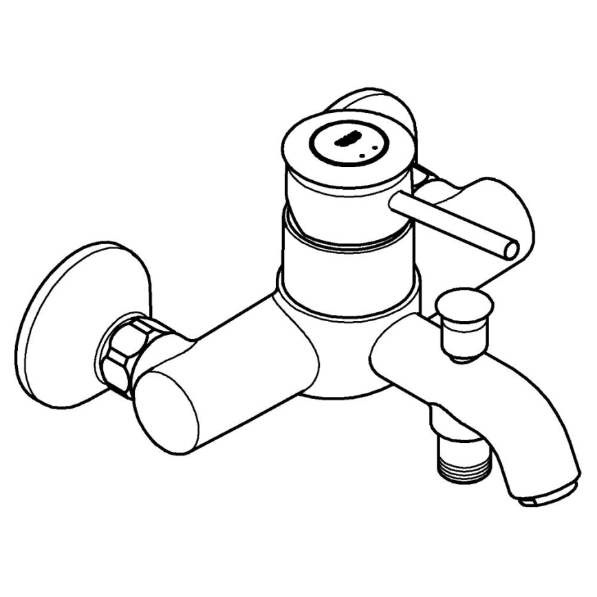 GROHE 23787000 - Mitigeur de baignoire START CLASSIC DN 15 chrome poli