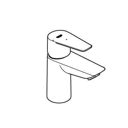 GROHE 23900001 - Mitigeur pour lavabo START EDGE Taille S Chrome brillant