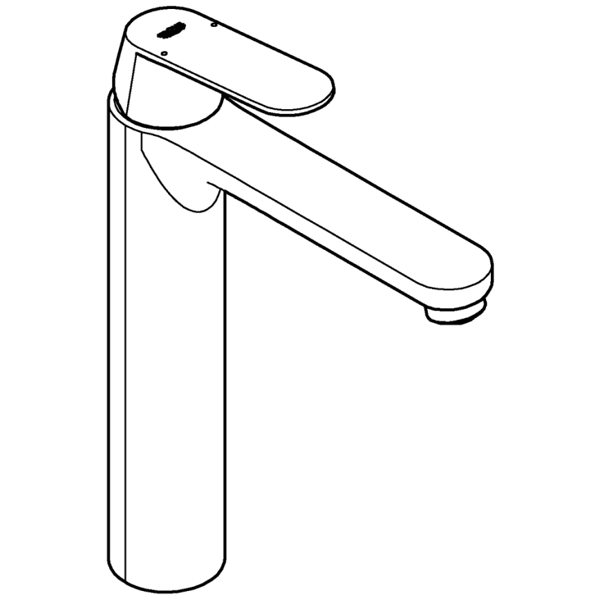 GROHE 23921000 - Mitigeur pour lavabo EUROSMART COSMOPOLITAN XL, chrome brillant