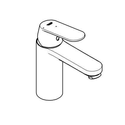 GROHE 23928000 - Mitigeur pour lavabo DN 15 taille M chromé brillant