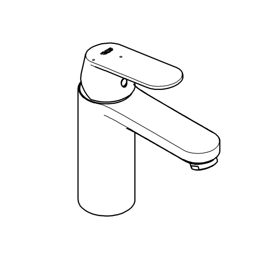 GROHE 23928000 - Mitigeur pour lavabo DN 15 taille M chromé brillant