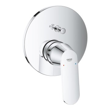 GROHE 24045000 - Mitigeur avec inverseur 2 voies EUROSMART, chrome brillant