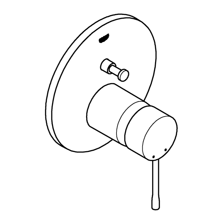 GROHE 24058DC1 - Mitigeur ESSENCE en acier inoxydable