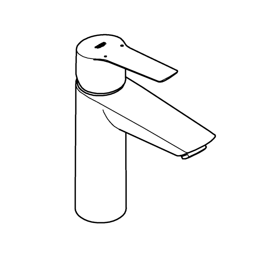 GROHE 242042432 - Mitigeur pour lavabo START, taille M, noir