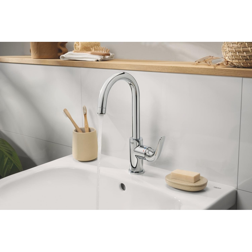 GROHE 24330001 - Mitigeur pour lavabo EUROSMART taille L chrome brillant
