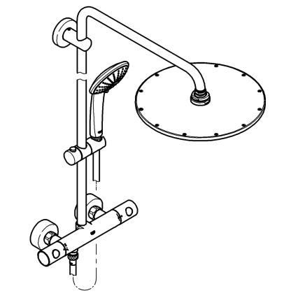 GROHE 26075DA0 - Système de douche EUPHORIA 310 finition bronze