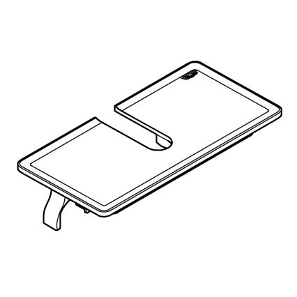 GROHE 26362LN1 - Étagère EUPHORIA 150 mm blanche