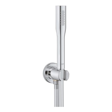 GROHE 26404000 - Douchette à main STICK avec flexible et support, chromé brillant